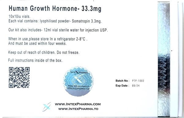 Lab Tested HGH 100iu Kit Intex Pharma - Image 3