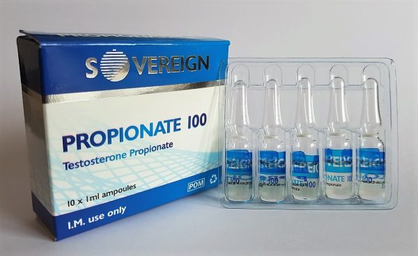 Test Propionate 100 x 10 Amps - Sovereign Pharma