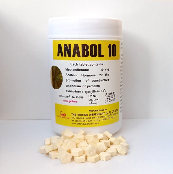 Anabol 10mg (250 Tabs) British Dispensary