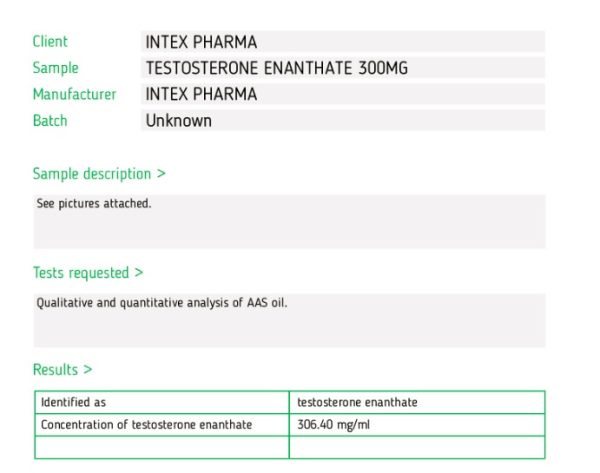Lab Tested Test Enan 300 - Image 4